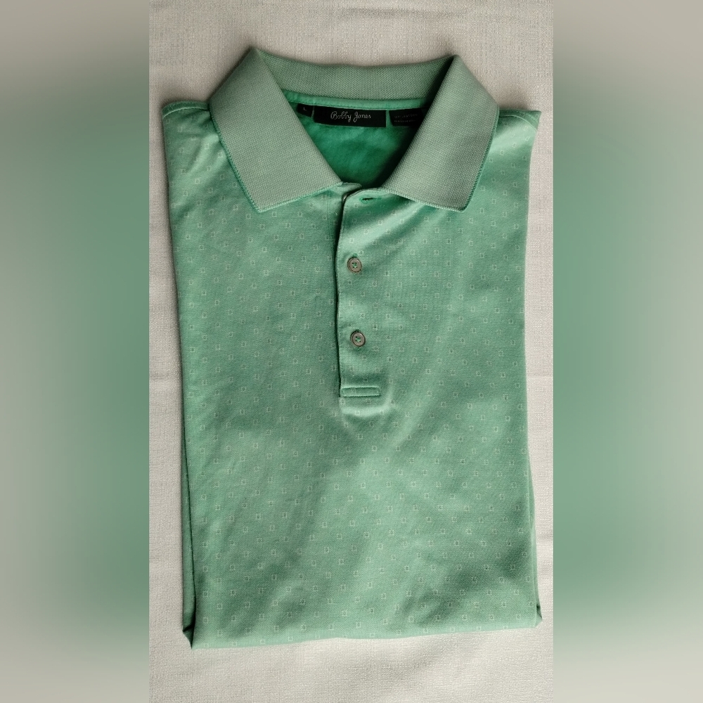 Bobby Jones Mint Green Polo Shirt (L)